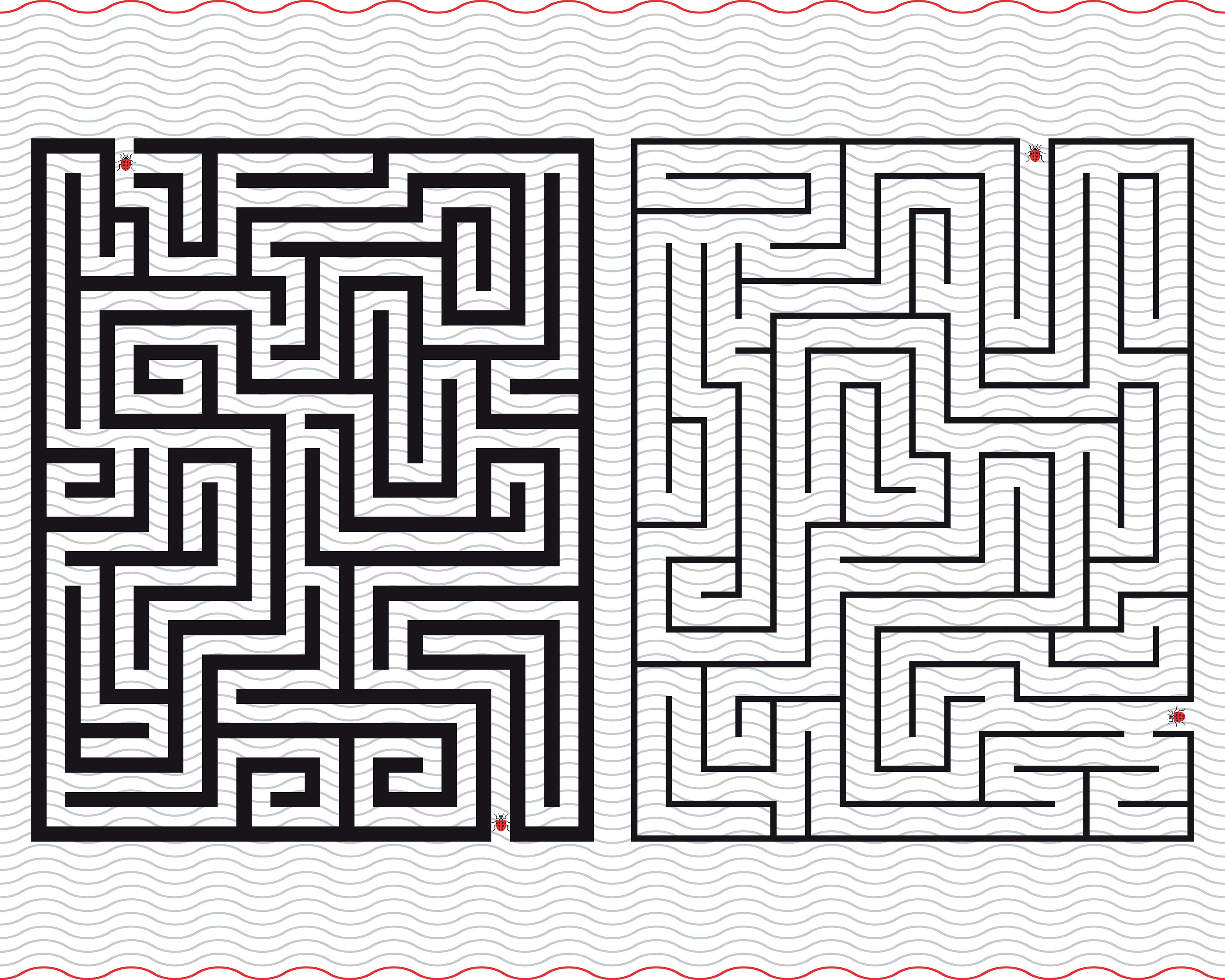 Maze SVG Black silhouette digital clipart Files eps jpg Etsy