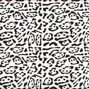 Leather of leopard SVG, Black silhouette digital clipart, Files eps jpg, Leopard isolated vector, Instant download svg, png, dxf for Cricut