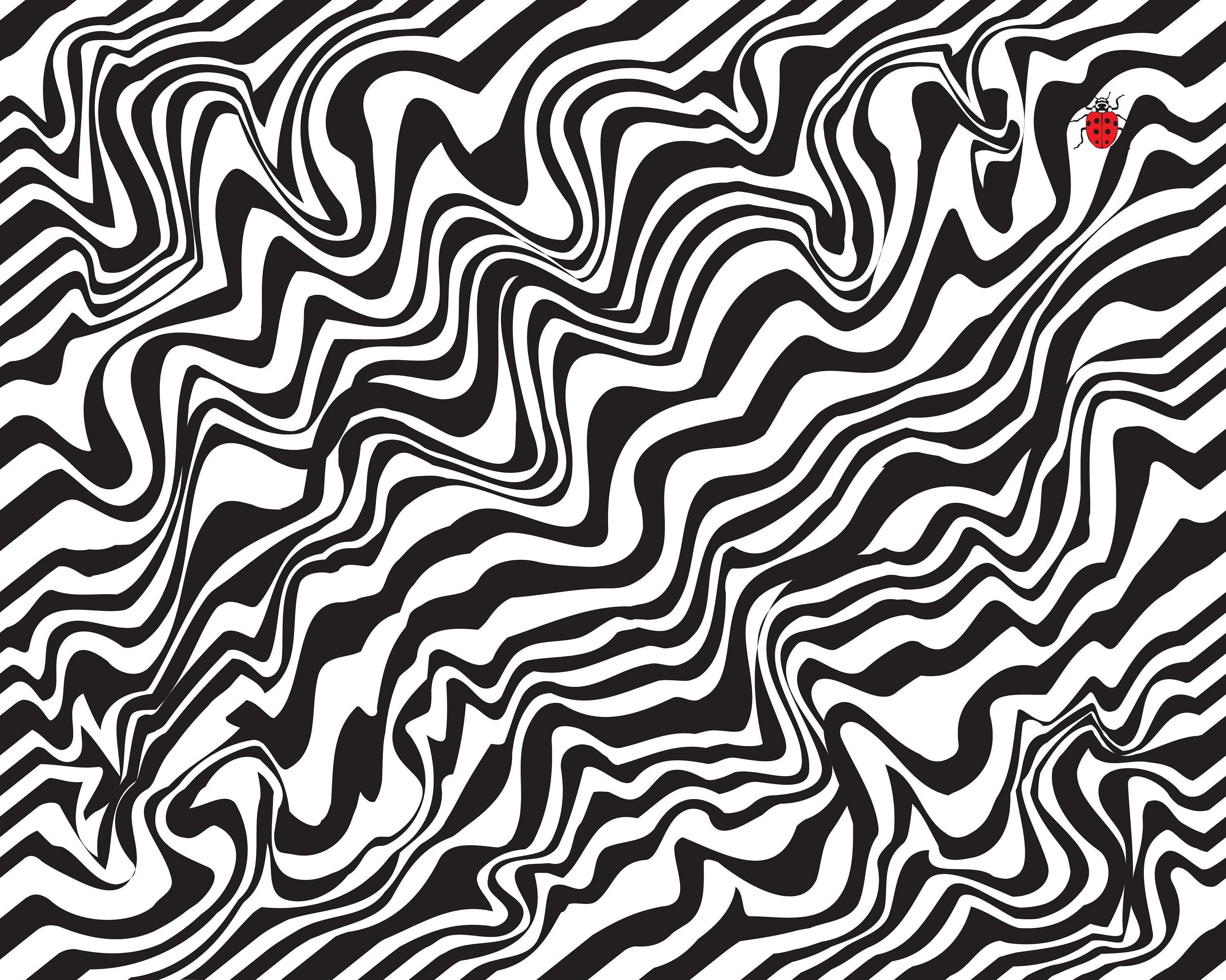 SVG Seamless Wavy Lines Pattern, Digital Clipart, Files Eps Jpg, Wavy