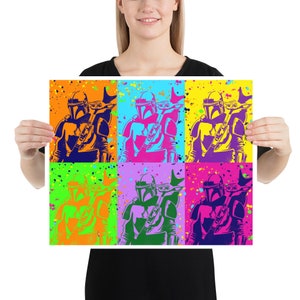 Din Djarin & Grogu, Pop Art - PRINT