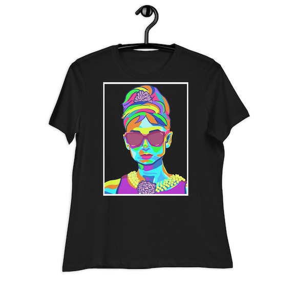 T-Shirt Donna In Cotone Fiammato – Stampa Helpburn Tattoo, Idea Regalo Originale - 3