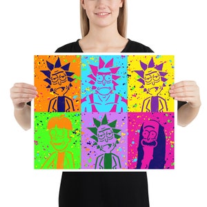 Rick Sanchez, Alternate Ricks, Pop Art - PRINT