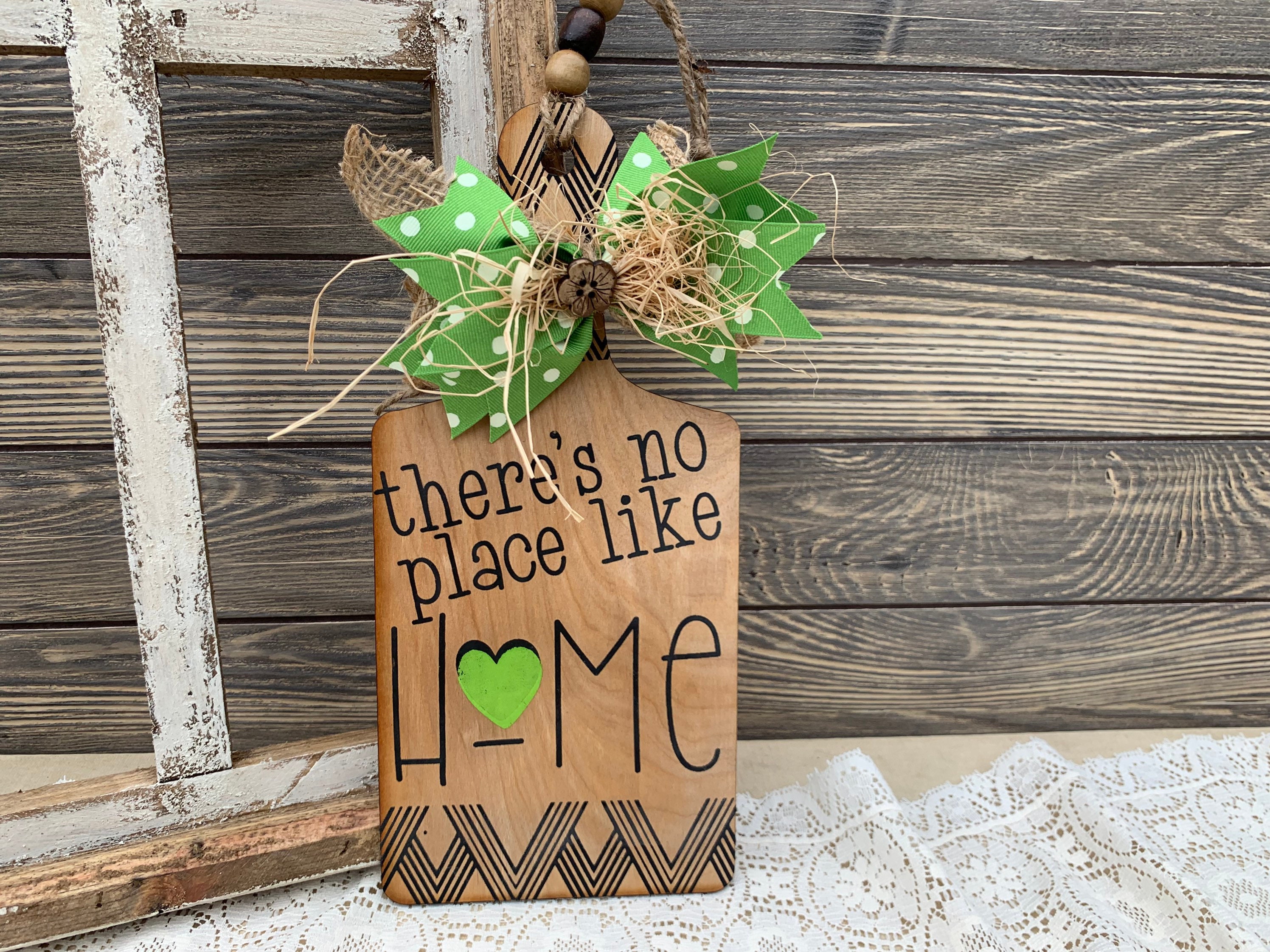 Decorative Cutting Board Wall Hanger Etsy