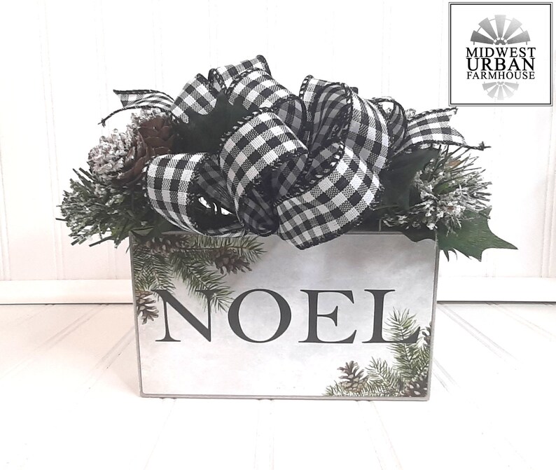 Christmas NoelShelf Sitter BlockChristmas AccentChristmas Chunky BlockRustic Christmas