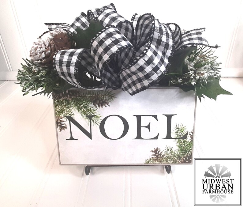 Christmas NoelShelf Sitter BlockChristmas AccentChristmas Chunky BlockRustic Christmas