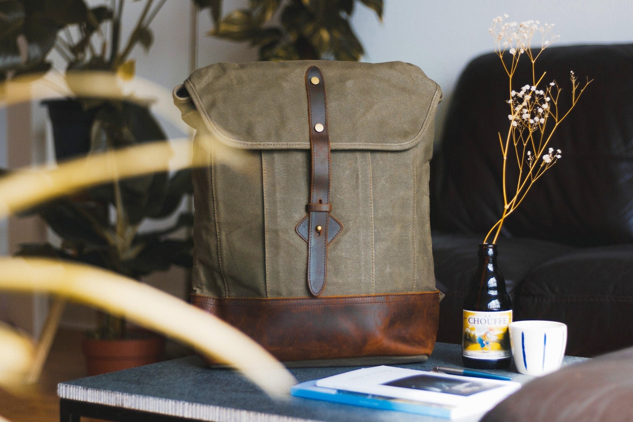 Vintage army green canvas tote - Etsy 日本