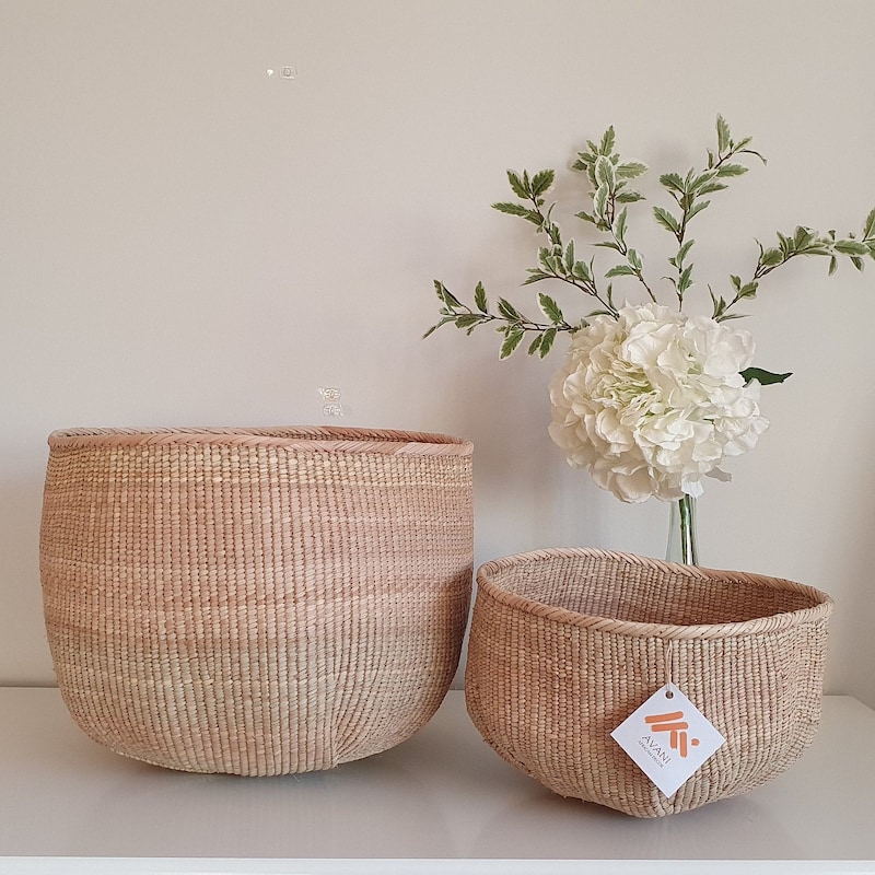 Woven Baskets - Etsy