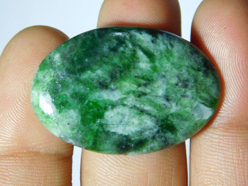 35X24 MM Natural Diopside Cabochons,Top Quality Diopside Gemstone,Diopside Loose stone,Diopside semi precious,Diopside hand Polished 41Cts.