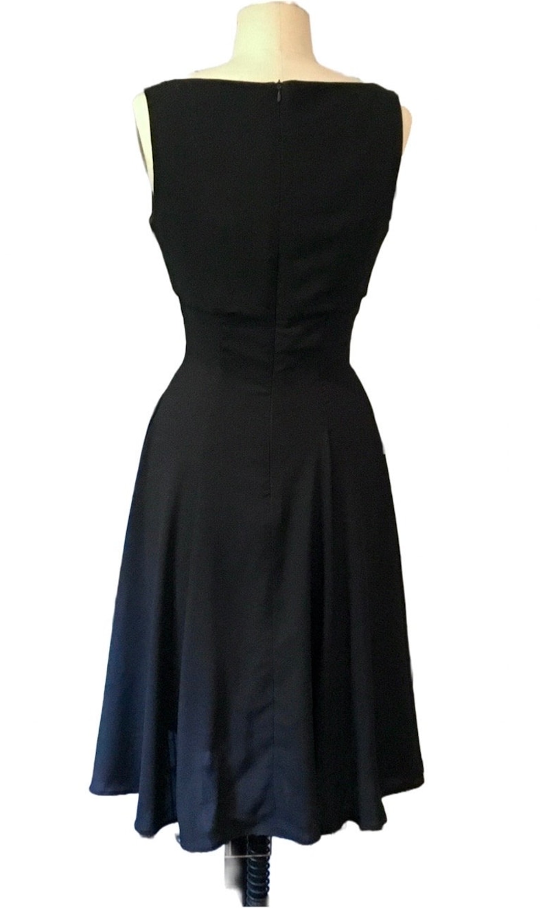 1950's Style Sleeveless Swing Dress, Size S image 5