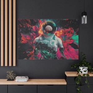 Mind A Drift - Sci-Fi Astronaut Art by Des_Digitals - Cosmic Surrealism Artwork Print