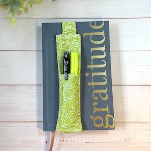 Triple Pen Holder Bookmark Planner Band Vinyl in Your Choice