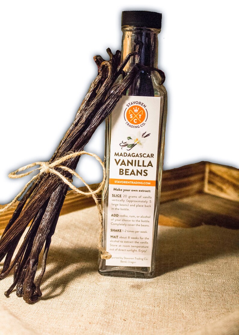 Madagascar Bourbon Vanilla Extract Kit Grade A Beans with 8 Etsy