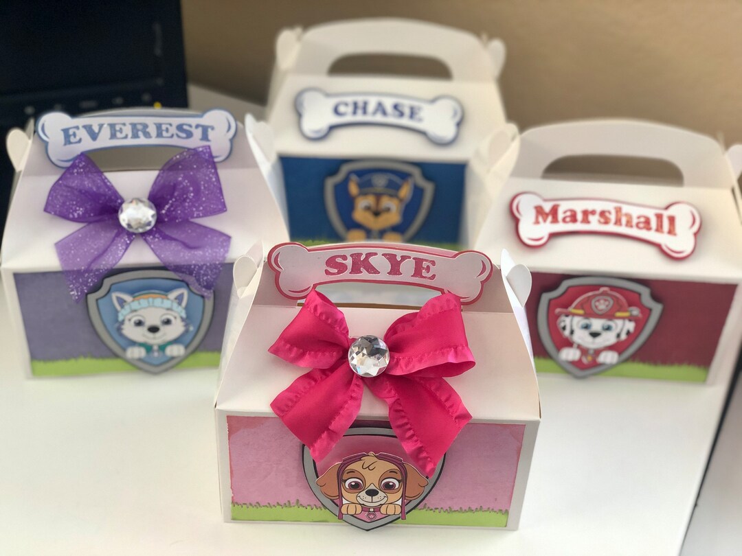 Paw Patrol Treat Box - Etsy
