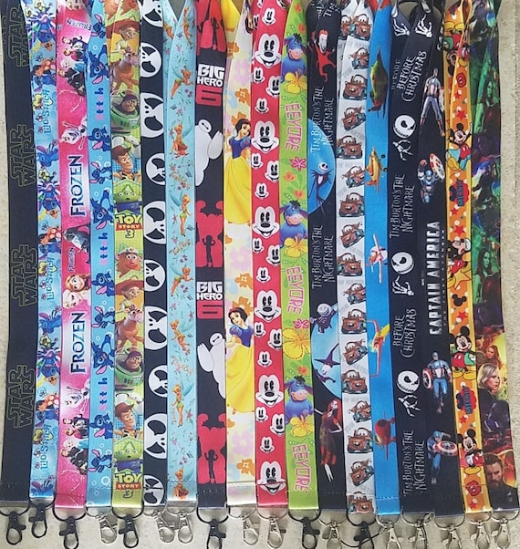 Walt Disney World Disneyland Pin Trading Lanyard! Various Styles