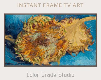 Pintura de Vincent Van Gogh, Girassóis Samsung Frame TV Download