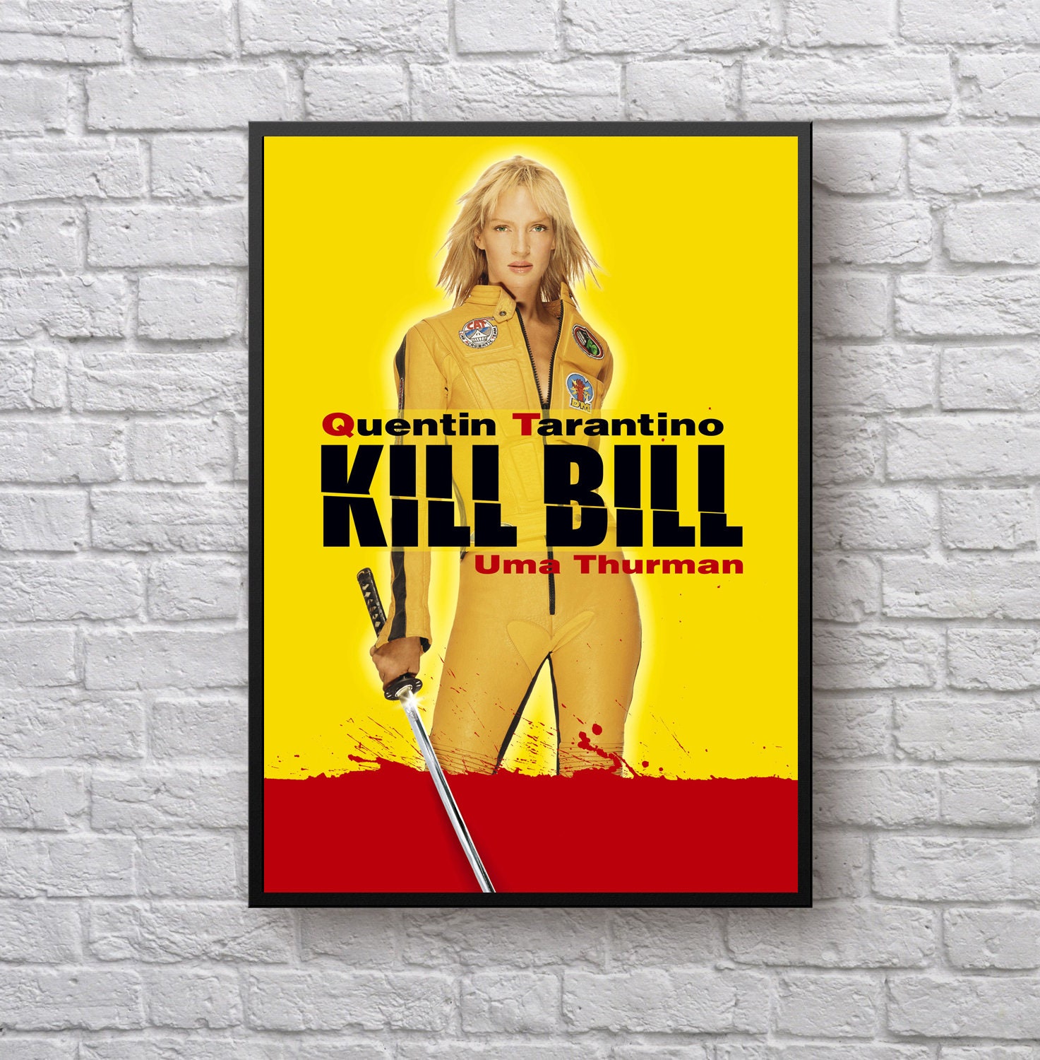 Prints Art And Collectibles Kill Bill Movie Poster Uma Thurman Print A1 A2 A3 A4 A5 A6 Home Decor