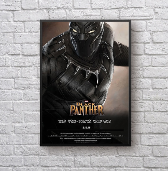 MARVEL SUPERHERO BLACK PANTHER MOVIE POSTER PICTURE PRINT Sizes A5 to A0 **NEW** MARVEL SUPERHERO BLACK PANTHER MOVIE POSTER PICTURE PRINT Sizes A5 to A0 **NEW**