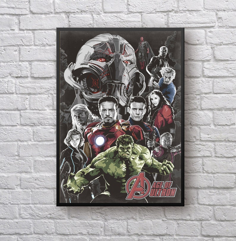 Captain America Poster A2 Vengadores Avengers Infinity War Capitan America