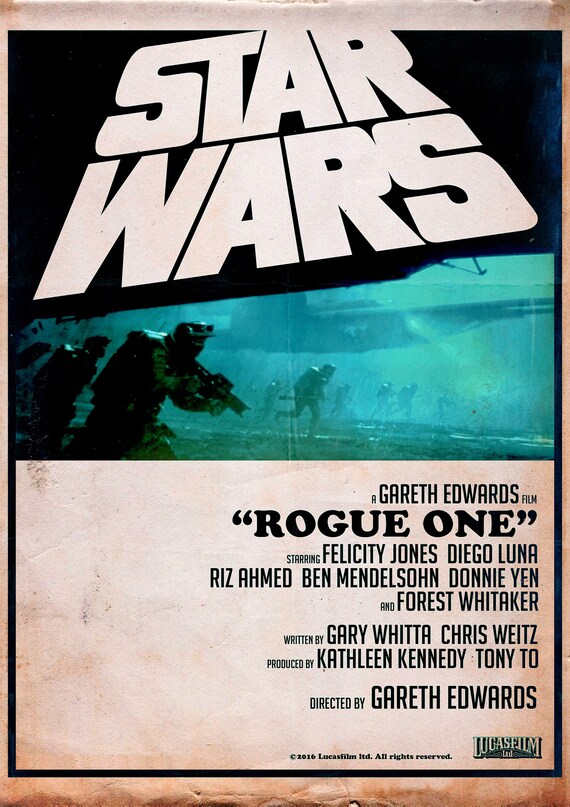 Rogue One Star Wars Story Rebel Empire Star X Wing Movie Film Alternative Poster Graphic Artwork Minimalist Minimal Retro Design