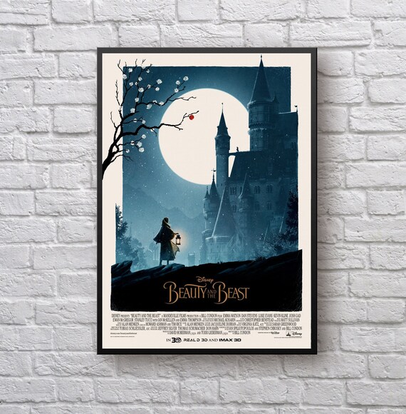 Beauty And The Beast Alternative Artwork Movie Poster Etsy New Zealand