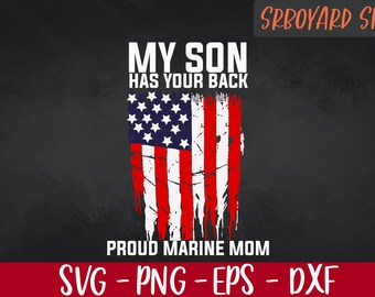 Marine Mom Svg Etsy