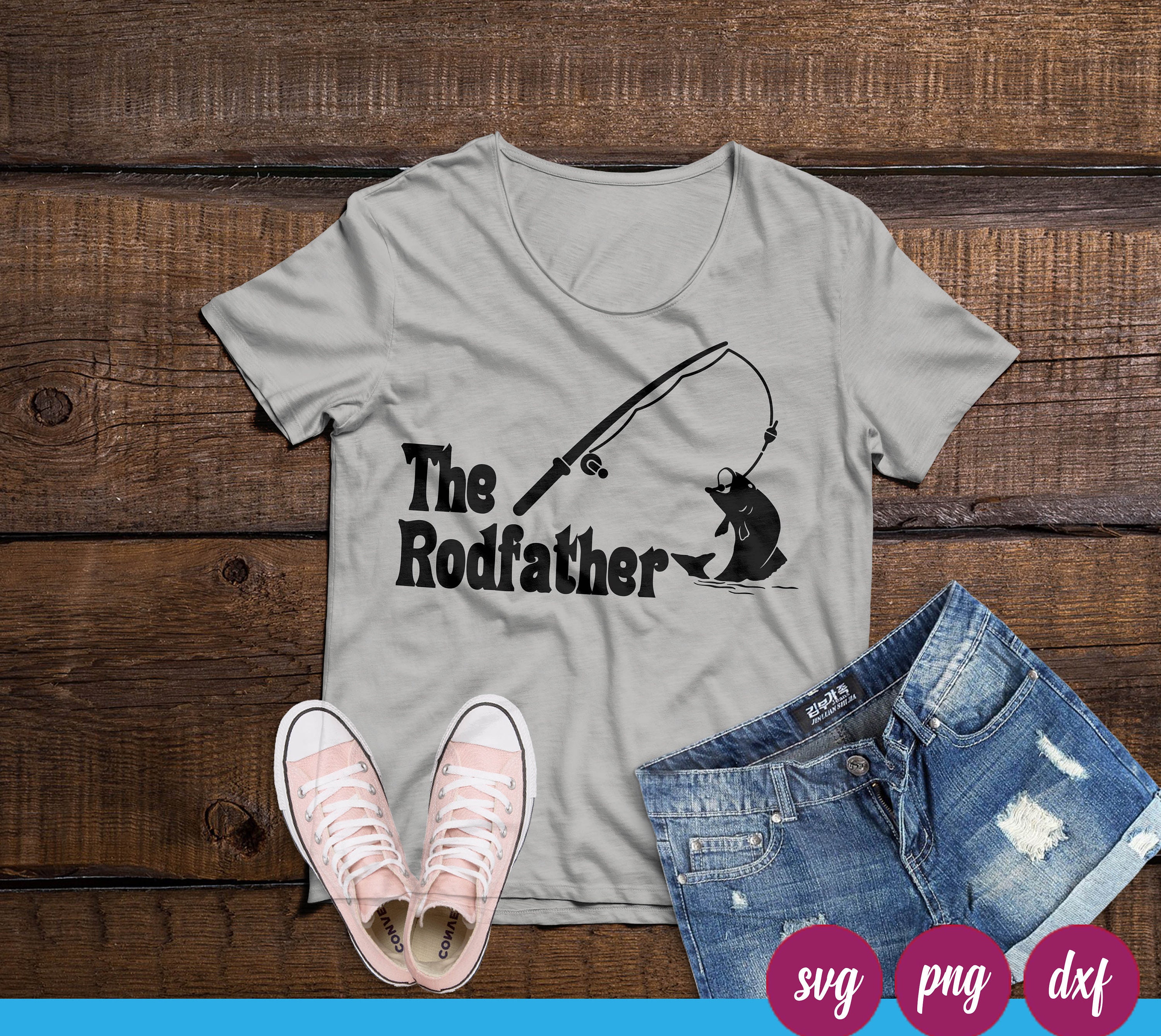 Download The Rodfather Svg Fishing Svg Fisherman Svg Fishing Cut | Etsy
