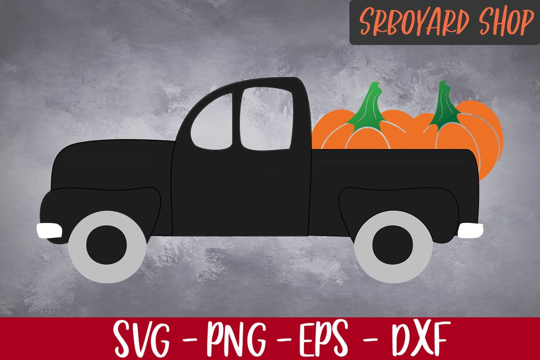 Fall Truck Svg Fall Svg Autumn Svg Harvest Truck Svg Red - Etsy