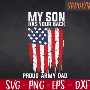 Download Proud Marine Dad Svg My Son Has Your Back Svg Marine Dad Etsy