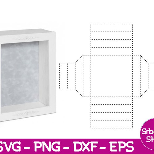 Shadow Box Svg Template Paper Cutting Template Light Box - Etsy