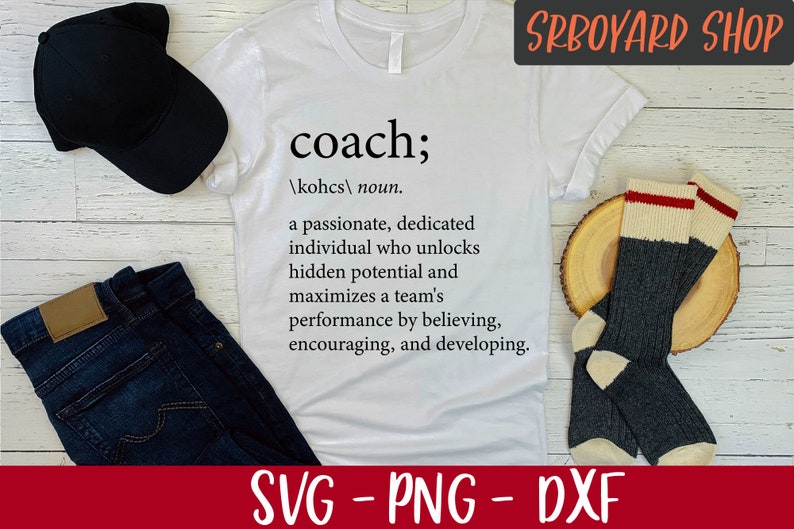 Coach Definition Svg Soccer Coach Svg Football Coach Svg Etsy