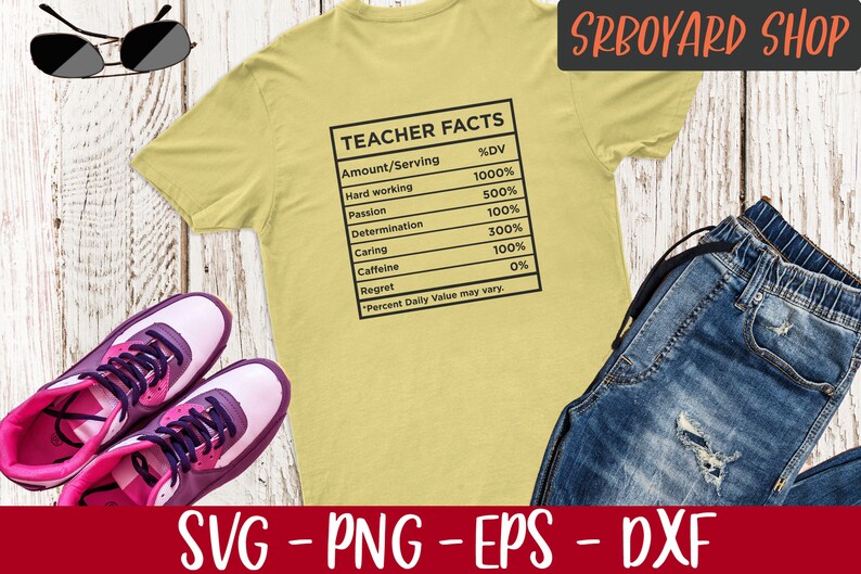 Download Teacher Facts Svg Teacher Svg Nutrition Facts Svg Teacher | Etsy