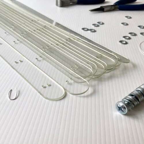 Burlesque Feather Fan Staves Plastic DIY Making Supply With Etsy