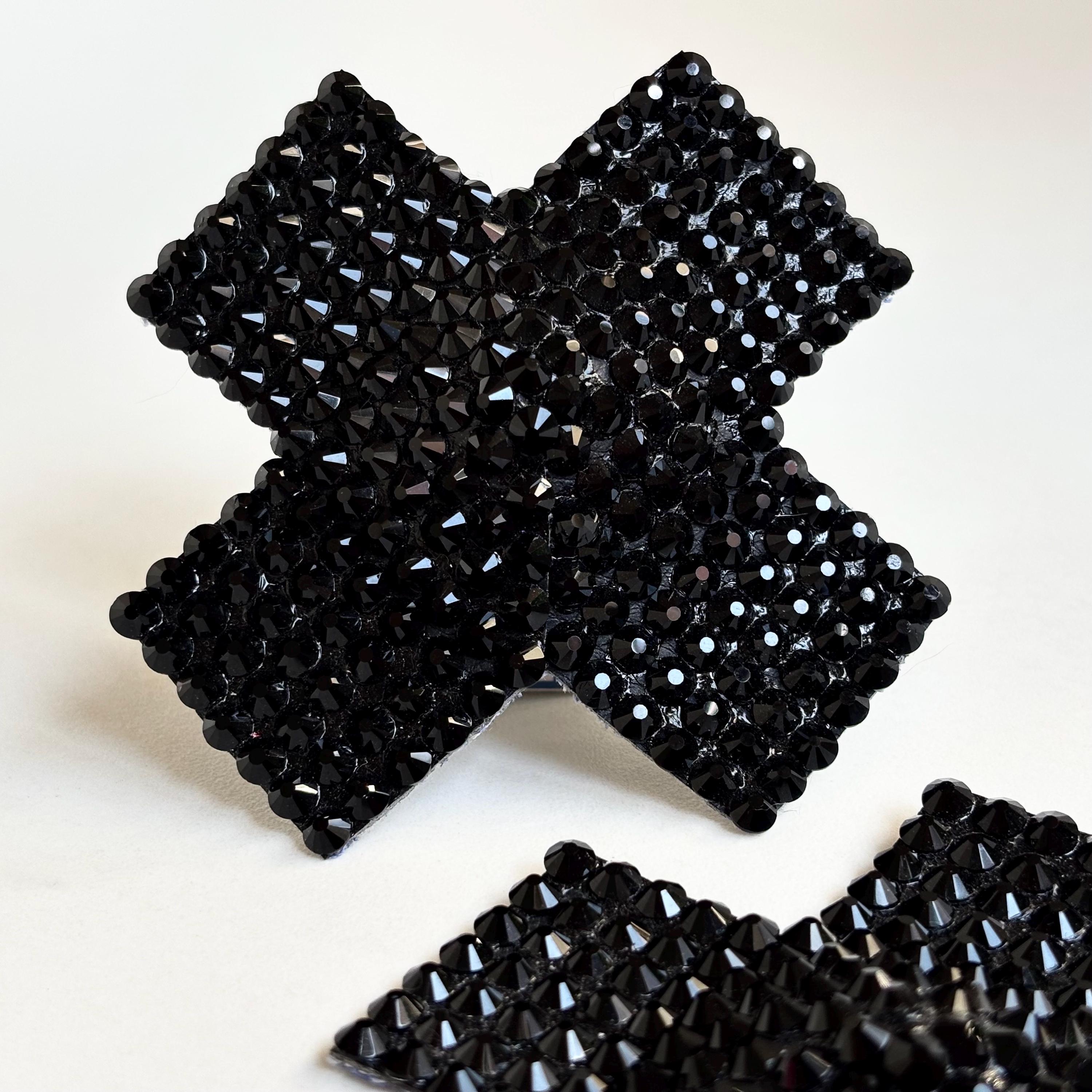 Naimo Cache-Tétons Strass Avec Pompons - Autocollants Réutilisables Sexy Pour Femme