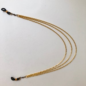 Gold chain non-pierced nippie jewelry image 2