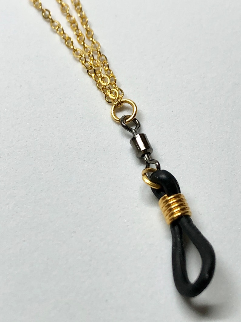 Gold chain non-pierced nippie jewelry image 3