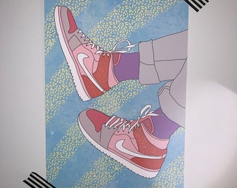 pastel color nike shoes