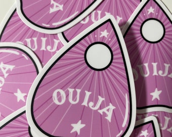 Pastel Goth Ouija Planchette Sticker | Waterproof Vinyl Decal