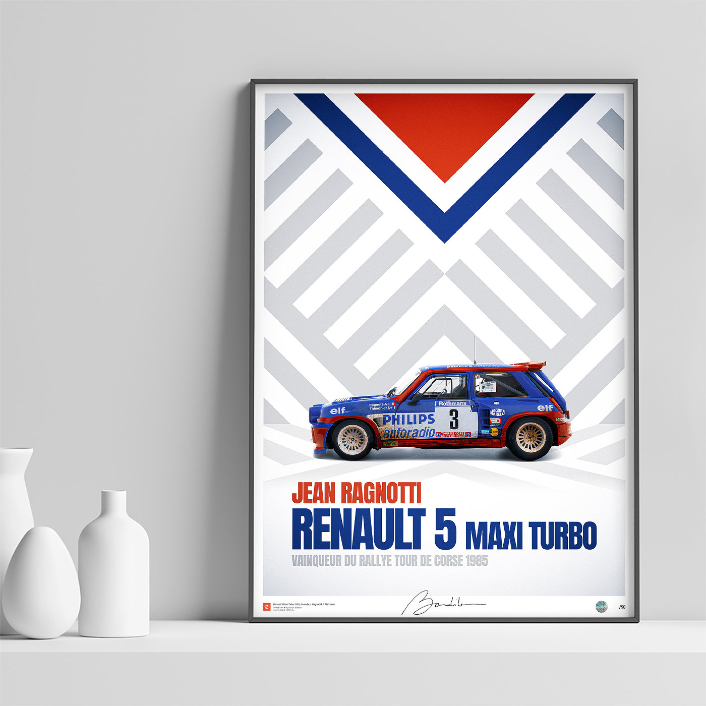 Renault 5 maxi turbo ragnotti tour de corse 1985 n° 3 WRC 1/24