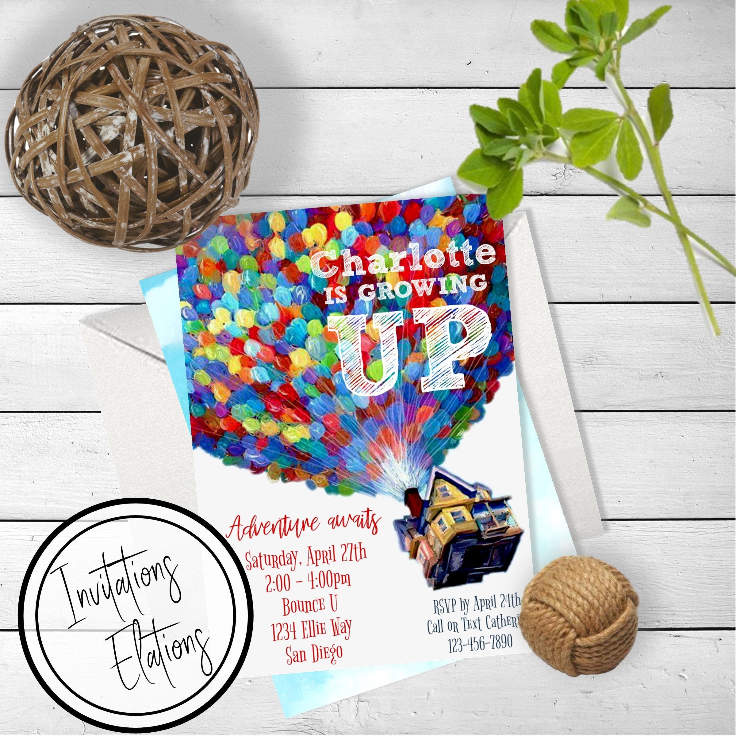 Disney UP Birthday Invitation Disney Pixar UP Birthday Etsy Disney UP Birthday Invitation Disney Pixar UP Birthday Etsy