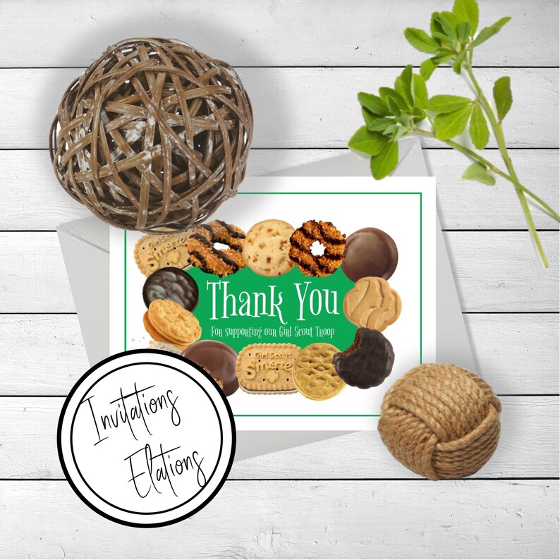 Girl Scout Thank You Notes Girl Scout Thank You Cards LBB Etsy