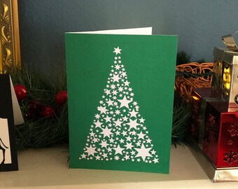 Christmas Tree Star Cards