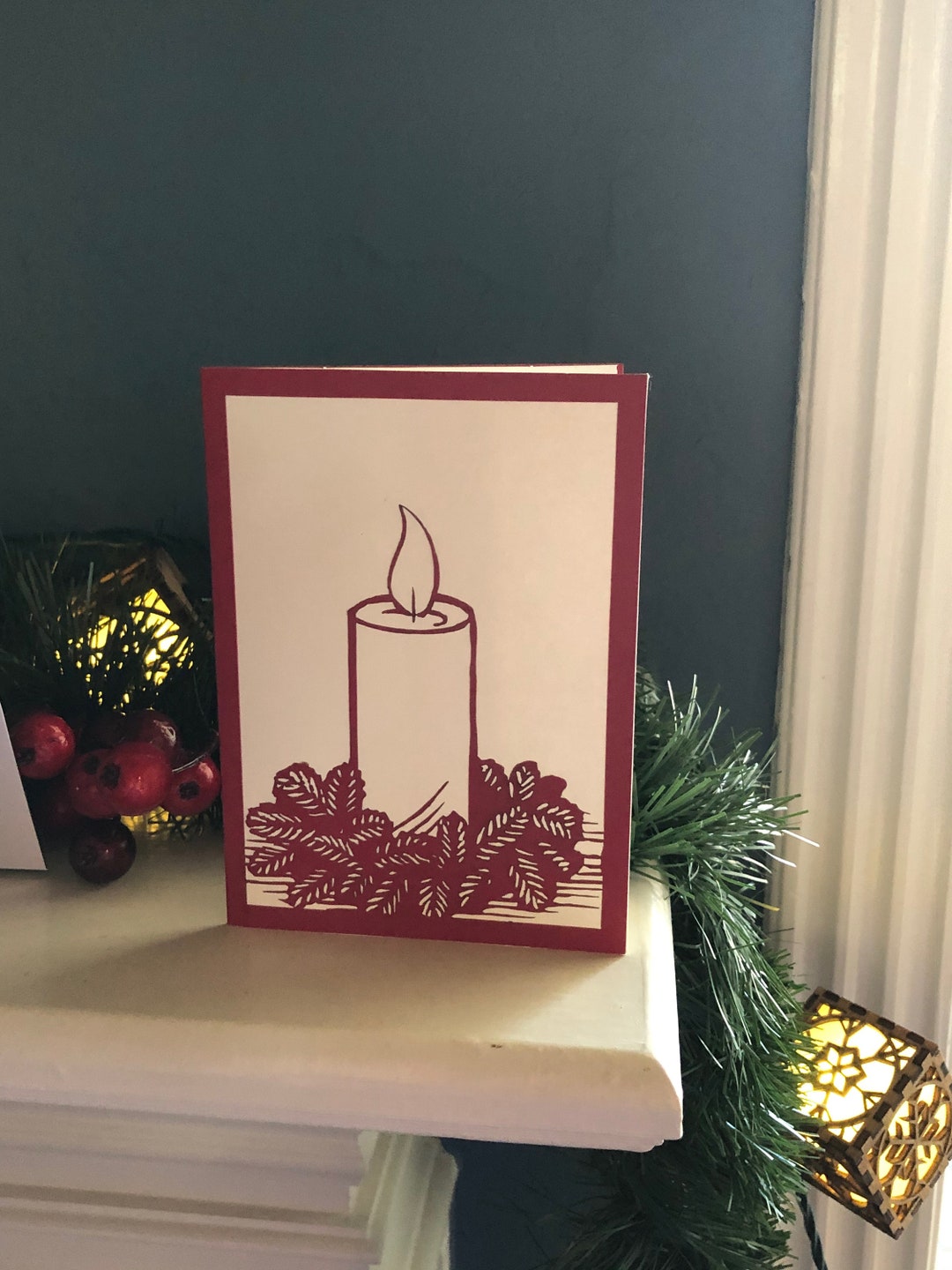 Candle Christmas Cards 