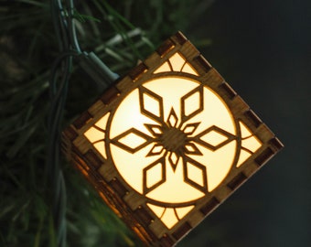 Christmas Snowflake Light string (10 lights)