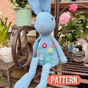 Crochet Bunny Pattern - Amigurumi Bunny “Frolian” - PDF Tutorial - English Pattern