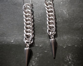 Pendientes clásicos de punta