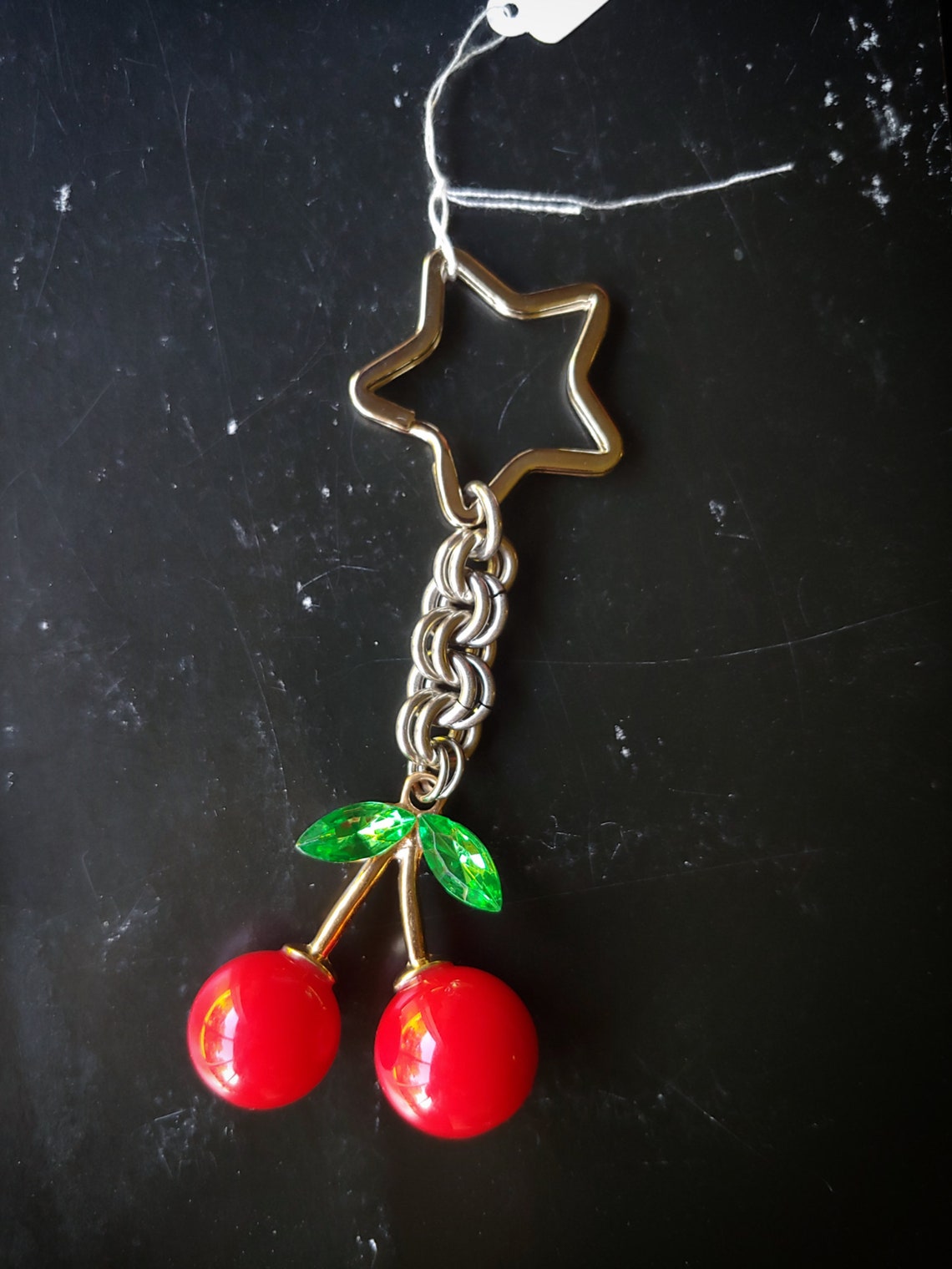 Cherry Key Chain option 2 Etsy
