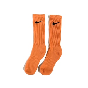 Nike Custom Dyed Socks Orange