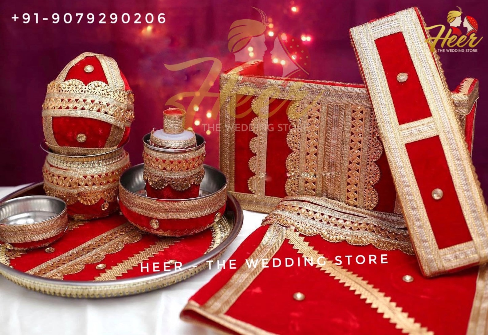 Complete Maiyan Set Punjabi Wedding Essential Sikh Wedding Etsy