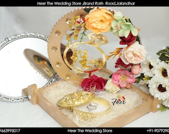 Wedding Essential, Ring Ceremony Tray, Ring Ceremony Platter, Engagement Tray by Heer