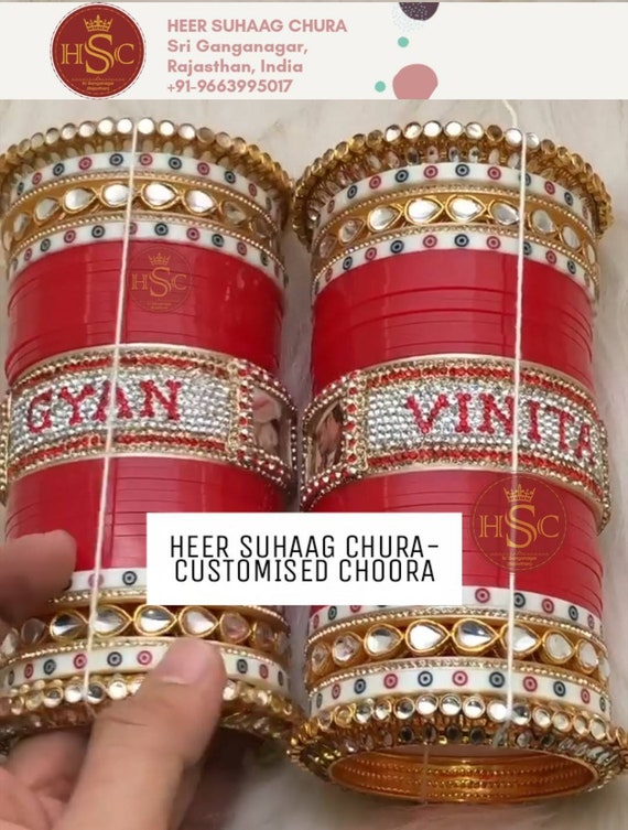 Punjabi chura with name cheap